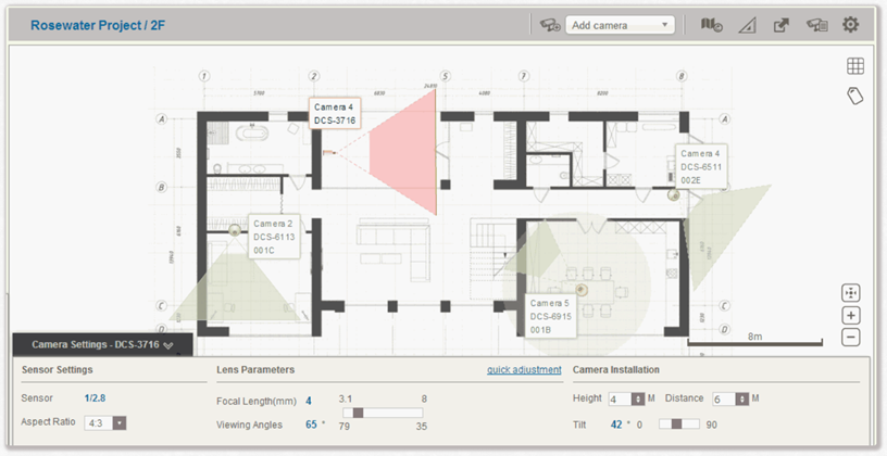   D-Link Surveillance Floor Planner PRO