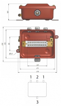 Коробка клеммная У614А У2 Коробка клеммная У614А У2